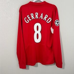 Retro Liverpool 2005 Gerrard UCL final jersey